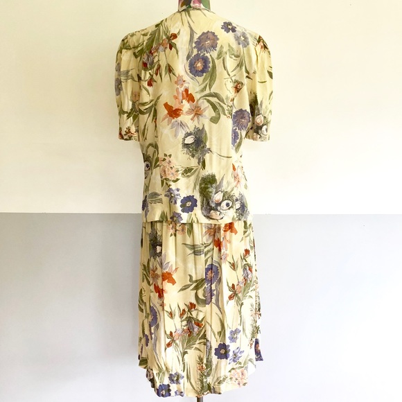 🍰 VINTAGE Floral Printed Skirt Set - Picture 2 of 5